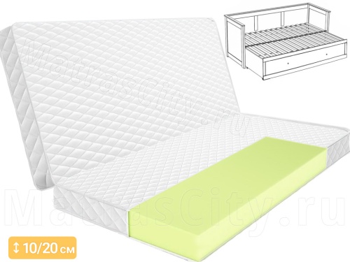 Складной матрас Lonax Roll Mini Eco для кровати