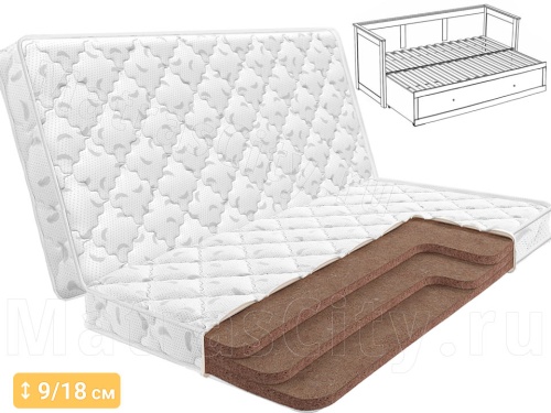 Складной матрас Lonax Cocos 9 для кровати