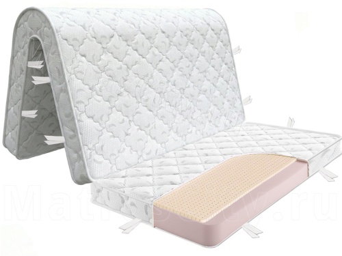 Складной матрас LONAX ППУ Latex 4_6 (аккордеон) ХБ