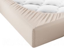 Простыня на резинке Promtex Crystal Beige